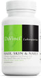 DAVINCI Labs Hair, Skin & Nails Supplement - 60 Capsules with Collagen, Biotin, Hyaluronic Acid for Healthy Skin