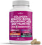 Collagen Pills 1000mg, Biotin 10000mcg, Keratin 2500mg, Hyaluronic Acid - Hair Skin Nails Vitamins, 90 Count