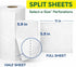 Homavia 2 Paper Towels, White Household Cleaning Rolls for Kitchen, Bathroom and Home Use, Absorbent Disposable Towels