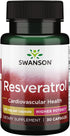 Swanson Resveratrol 250 mg, 30 Capsules for Antioxidant Support