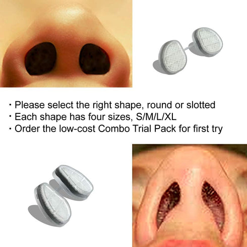 WoodyKnows Super-Defense Nasal Filters, 6 Pack, Narrow M, for Seasonal Allergies & Pollution Protection