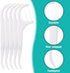 Dental Floss 4 PCS Travel Case - Portable Refillable Dental Floss Picks Organizer 40 Picks