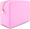 Makeup Bags for Women, Large Nylon Makeup Bag, Preppy Pouch for Travel Toiletries, Nylon Makeup Bag