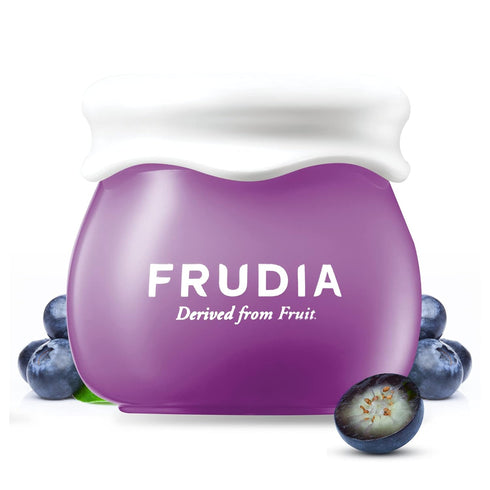 WELCOS FRUDIA Blueberry Hydrating Intensive Cream Mini | Vegan Facial Moisturizer w/ Blueberry Extract, Panthenol, WS