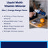 Trace Minerals | Liquid Multi Vitamin-Mineral | B Vitamins, Antioxidants, Daily Energy Support | Natural Orange Mango