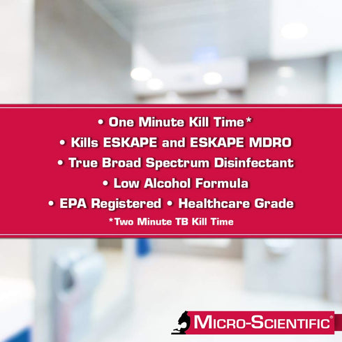 M60036 24oz Micro-Scientific Opti-Cide Max Disinfectant Cleaner with Spray