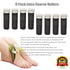 Jiumi 8 Pack Black Replacement Roller Refills Compatible with Scholl Express Pedi Foot Smoother-Extra Coarse