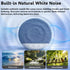 Under Pillow Speaker for Sleeping, Mini Bone Conduction Bluetooth Sleep Aid, Stereo Bass, Volume Control, TF Card