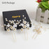 Wedding Hair Pins (3 Pcs) - Elegant Pearl Floral Crystal Hair Accessories for Bridal Women in Gold