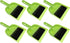 Healifty Cleaning 6 Sets Dustpan Hand Broom and Shovel - Small Broom Dustpan Set and Brush Set