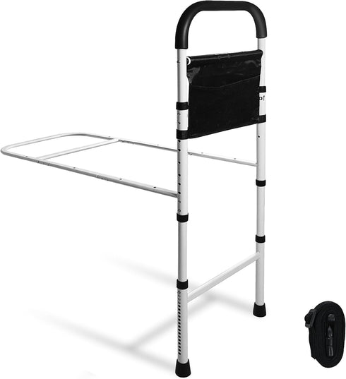 Rackickyer Bed Rails for Elderly Adults Safety,Height Adjustable Bed Assist Rails for Seniors,