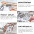Hemoton Bottle Sponge Brush, 4pcs Long Handle Cup Cleaning Brush for Wine Glasses and Bottles