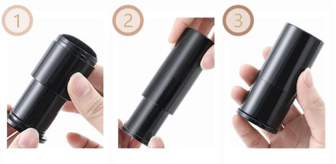 Retractable Kabuki Makeup Brush Premium Goat Hairs Blush Brushes for Liquid Cream Cosmetics