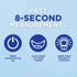 Healthwise Digital Thermometer | 8-Second Readout | Jumbo Backlit Display | Flexible Tip