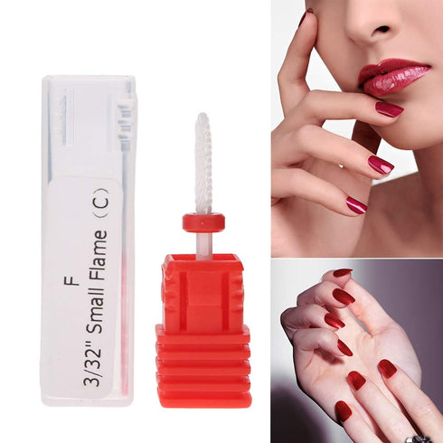 Sonew Nail Drill Bit - 4 Types Ceramic Grinding Head for Manicure Machine Accessories