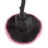 Rose Shaped Nail Dust Brush, Long Handle Nail Powder Brush for Makeup & Manicure Dust Remover Brush for Clean (Black +