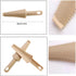 NentMent 5 Pack Flat Mop Cleaning Scraper Microfiber Pads Brush Cleaner Heavy Duty Hair Removal Tool Attachment for Wet