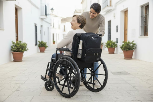 Backpack Pepe Mobilty Wheelchair Bags, Wheelchair with Cup Holder, Wheelchair Bags to Hang on Back, Electric Wheel