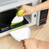 Dustpan Broom Brush Set: Small Broom and Dustpan, Mini Dustpan and Brush for Home Cleaning, Green 2PCS