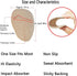 3 Pairs Metatarsal Pads for Women | Ball of Foot Cushions Soft Gel Inserts for Shoes, Non-Slip Foot Pad