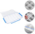 Space-Saving Medicine Stickers for Pill Box Travel-Friendly Pill Organizer Lightweight Grid Plastic Jewelry Storage