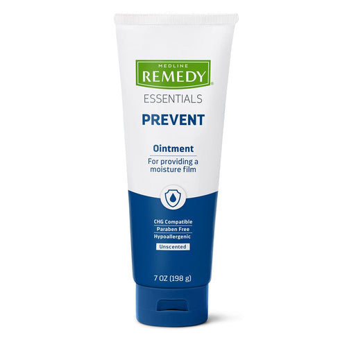 Medline Remedy Essentials Ointment, 7 oz Tube, Unscented, Aloe, Vitamins A, D & E, Soothing Care