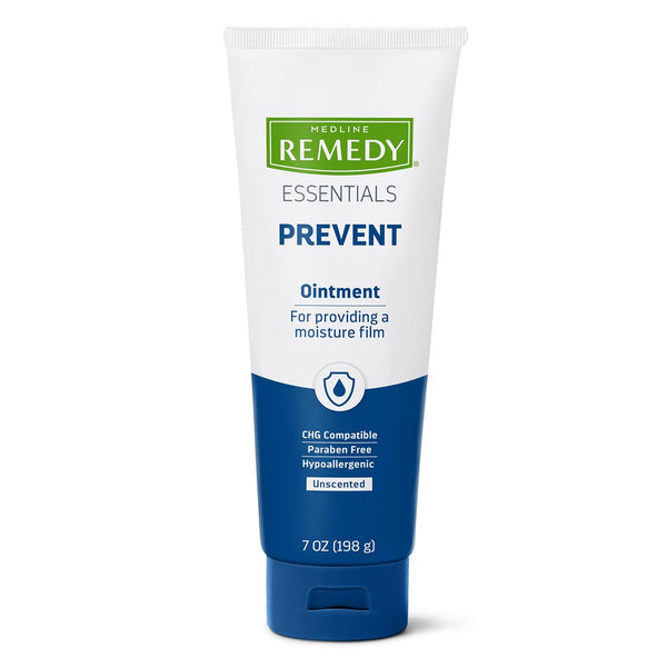 Medline Remedy Essentials Ointment, 7 oz Tube, Unscented, Aloe, Vitamins A, D & E, Soothing Care