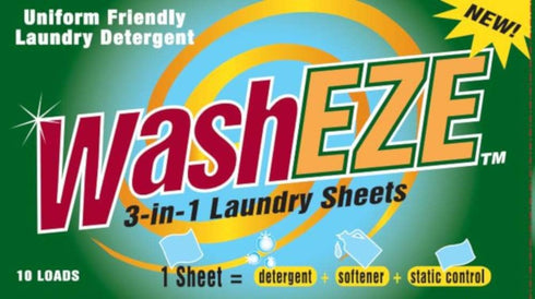 Travel Friendly Laundry Detergent Soap Sheet, No Scent (20 Loads) - More Efficient than Powders, Pods, or Liquids