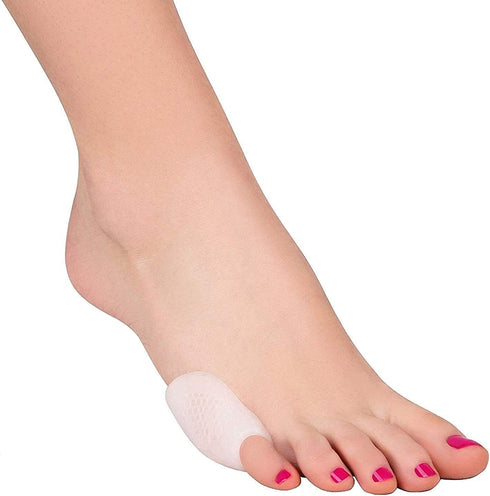 Tailors Bunion Corrector - Soft Silicone Bunionette Splint Gel Guard for Pain Relief, Protects Pinky Toe by Alayna (1