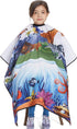 SOKKIA Kids Barber Cape, Hair Cutting Hairdressing Salon Styling Cloth Apron Cover for Children