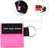 25pcs CPR Face Shield Mask Keychain, Pocket Mask for First Aid or CPR Training (Red-25)
