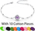 Set Stainless Steel Aromatherapy Essential Oil Diffuser Bracelet - Adjustable Women's Jewelry Diffuser with Refill Pads