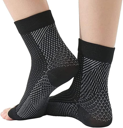 Soothe Pain Relief Socks for Neuropathy Pain, Small-Medium, Black