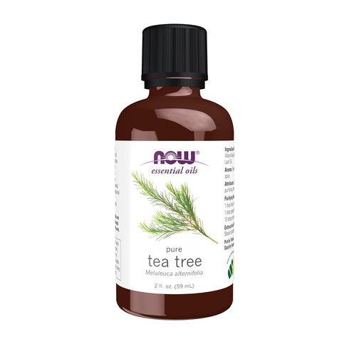 NOW Foods Essential Oils, Tea Tree Oil, 100% Pure, Cleansing Aromatherapy Scent, Steam Distilled, Vegan, Child