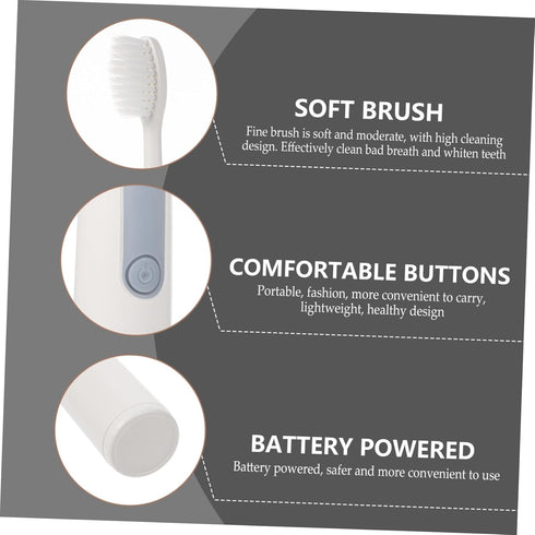 VICASKY Adult Electric Toothbrush with Soft Bristles Automatic Smart Design for Efficient Teeth Cleaning and Ergonomic