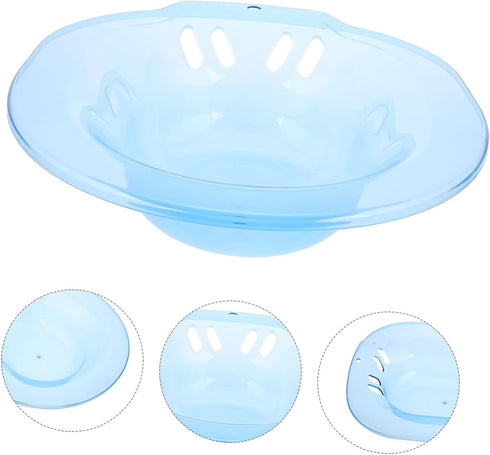 Postpartum Care Sitz Bath Basin for Toilet Soak Tub Easy to Clean and Use Blue Hygiene Basin for Women S Intimate Care