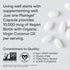 Sports Research Vegan Biotin 10,000mcg with Organic Coconut Oil, 30 Softgels for Hair & Skin Support