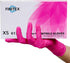 FINITEX Pink Nitrile Disposable Gloves - 3.5mil 100PCS Powder Free Latex Free Cleaning Medical Exam Gloves