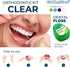 Orthodontic Kit Clear: Oral Care Set with Toothbrush, Protector Cap, Floss, Wax, and Interdental Brushes with Case