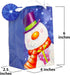 Iconikal 20-Pack Christmas Gift Bags - Small 4x6x2.5-Inch, Snowman, Santa, Reindeer, with Ribbon Handles