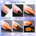 MIZHSE Mood Temperature Color Changing Nail Polish Set, Glow in the Dark Gel Polish, 8 Colors for Nail Art DIY