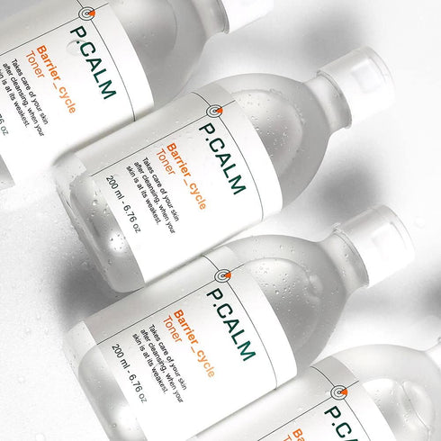 P.CALM Barrier Cycle Toner 500ml | Vegan Alcohol-Free Facial Toner for Sensitive Skin | Fragrance-Free Korean Skincare