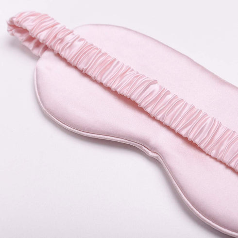 Silk Sleep Mask, Light Blocking Luxury 100% Mulberry Silk Eye Mask with Travel Bag Gift Package