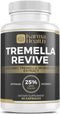 Tremella Mushroom Extract Supplement - Organic Skin Supplement, Compressed Snow Mushroom Powder Capsules, Vegan & GMO
