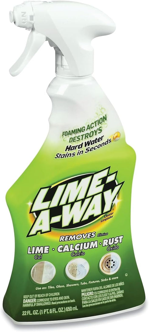 Lime-A-Way Cleaner, 22 Fluid Ounce for Effective Cleaning