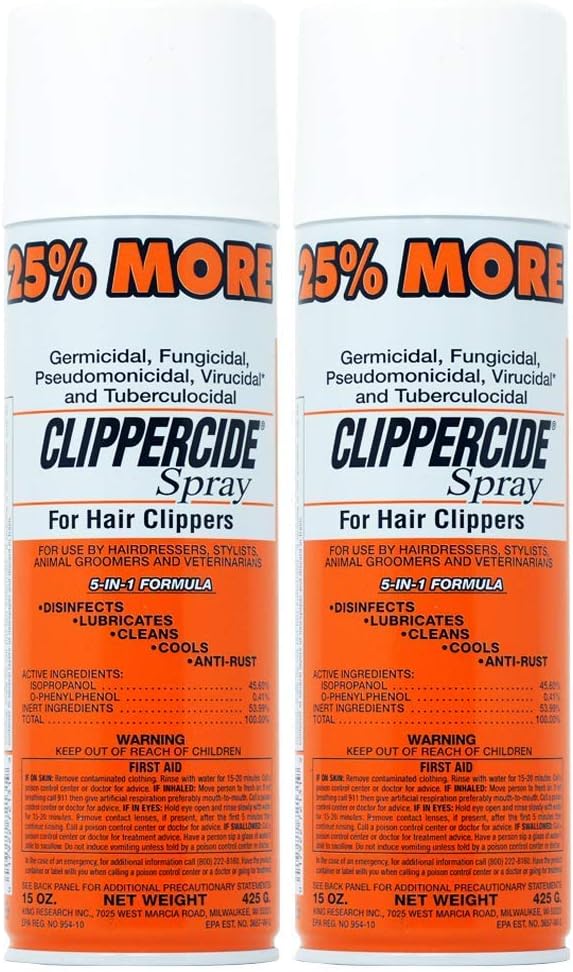 Disinfectant Spray, 15 Ounce, Pack of 2