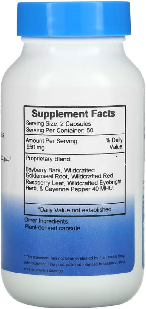 Christopher's Original Formulas Herbal Eye Formula, Natural Eye Support Supplement