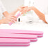 Nail Buffers 20 Pack - 100/180 Grit Nail Buffer Block Sponge for Acrylic/Natural Nails, Pink