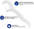 RAZOKO 8-Pack Dental Floss Picks, High Toughness Professional Toothpicks with Portable Case and Dental Picks