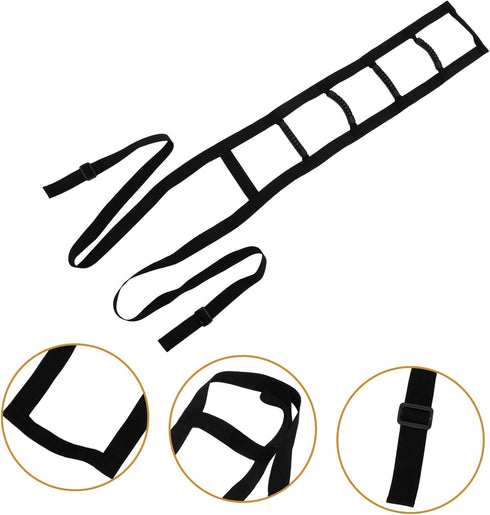 HOODANCOS Bed Ladder Assist Strap Handle Easy Install Support Device for Seniors Pregnant Women and Injury Patients